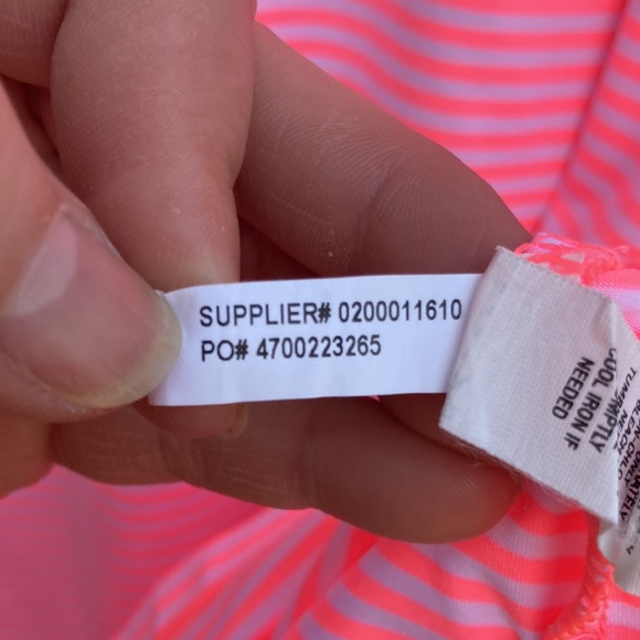 Ralph Lauren RLX neon pink and white striped men’s polo shirt, Size XL (J1001) - Picture 8 of 13